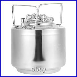01 02 015 Beverage Keg 6L Mini Stainless Steel Keg Beer Barrel For Homebrewing