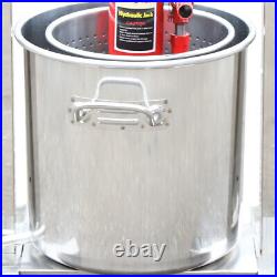 12L/3.17gal Wine Press Barrel Fruit Press Crusher Stainless Steel with Hydraulic
