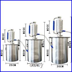 12-35L Alcohol Essential Oils Water Liquor Burn Drinker distillation