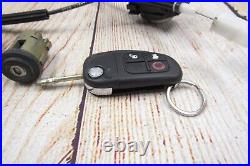 2003-08 Jaguar S-Type R Ignition Key Barrel Set Fob Security Switch LOCK OEM