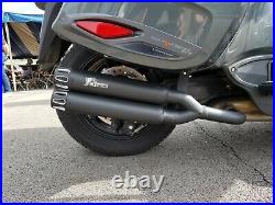 2014-2020 Can- Am Spyder F3-T RLS exhaust Double barrel series black/polished