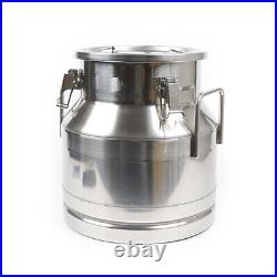 20L/30L/40L/50L/60L Stainless Steel Milk Can Pail Bucket Barrel Canister New