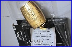24K Gold Plated Hip Flask Jack Daniels Stainless Steel? Etal 6oz Gift