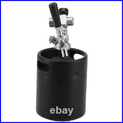 2L Wine Barrel Mini Automatic Beer Container Wine Dispenser Stainless Steel