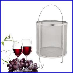 2pcs Wine Hop Filter 304 Stainless Steel 250 Micron Mesh Jelly Jams Barrel