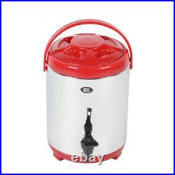 304 Stainless Steel Double-Layer Insulation Barrel Container For Hot Water Mi Bl