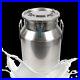 30L Stainless Steel Milk Can Wine Pail Bucket Tote Jug Oil Barrel Tea Canister