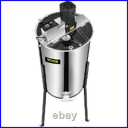 3 Frame Electric Honey Extractor 2 Clear Lids Food Grade 24 Barrel Height