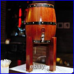 3 Litres OAK Wooden Upright Beer, Wine, Spirits Barrel