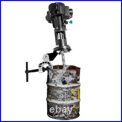 50 Gal Pneumatic Barrel Mixer Paint Mixing Tank Agitator Beater Stainless Steel