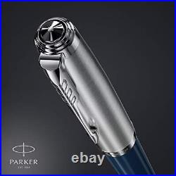 51 Fountain Pen Midnight Blue Barrel with Chrome Trim Medium Nib with