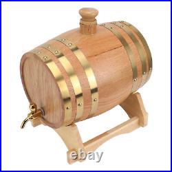 5L Oak Wine Barrel With Stand Bung And Spigot Eco Friendly Wine Whiskey Barrel