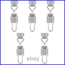 5 pcs Box Lock Clasp Stainless Steel Hasp Lock Metal Hasp Lock