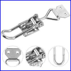 5 pcs Metal Hasp Lock Stainless Steel Hasp Lock Stainless Steel Buckle Lock