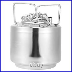 6L Household Beer Keg Mini Stainless Steel Beer Barrel Portable Cola