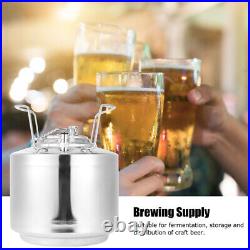6L Mini Stainless Steel Beer Barrel Cola Beverage Keg Beer Brewing Accessory