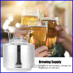 6L Stainless Steel Beer Barrel Cola Beverage Keg Beer Craft Brewing For RH