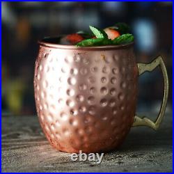 8x Stainless Steel Moscow Mule Mug Barrel Beer Drink Cup Beer Glass New, Made
