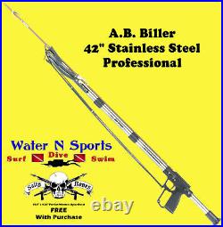 AB Biller Stainless Steel Speargun Spearfish 42 Special Spear A. B. Barrel Scuba