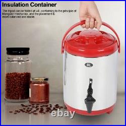 Alinory 304 Stainless Steel Insulation Barrel Double-Layer Container Asy To