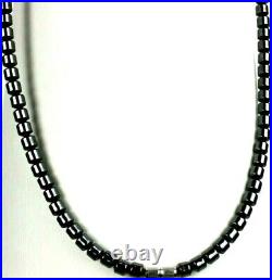 Authentic Grounding Source Hematite Necklace WithPendant & Beads S. S. Screw Clasp