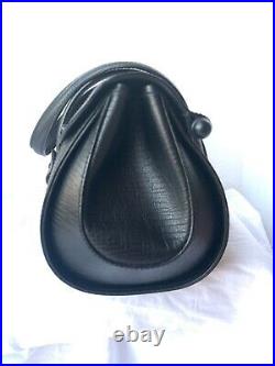 Authentic Gucci Medium Bamboo Barrel Leather Black Handbag