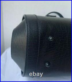Authentic Gucci Medium Bamboo Barrel Leather Black Handbag