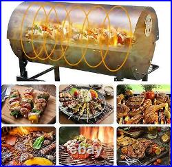 BBQ Barbecue EU-AIRBIN Barrell Vent Charcoal Grill for Outdoors 28 x 14 Black