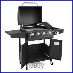 BBQ Grill 4 Stainless Steel burners & Side Burner Festive Dining