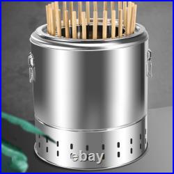 Barbecue Bucket Grill Smokeless Steel Grill Barrel, Cooking BBQ Charcoal Grill