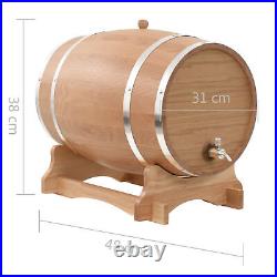 Barrel with Tap Solid Oak 35 L M5N6