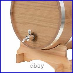 Barrel with Tap Solid Oak 35 L V0J5