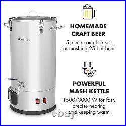 Beer Keg Mash Tank Kettle Home Brew Beer 3000W 25L LCD Touch Stainless Steel