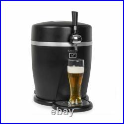 Beer Tap Dispenser Keg Home brew Cooler 5l/13l Barrel CO2 Stainless Steel Black