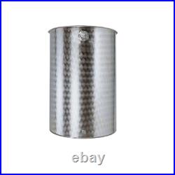 Belvivere barrel 100 lt in stainless steel food tank wine oil with cap