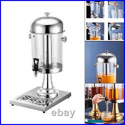 Beverage Barrel Dispenser with Stainless Steel Tap Drinks 8L