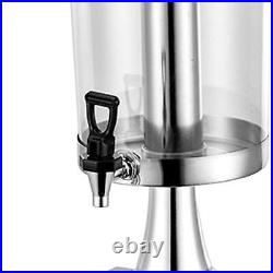 Beverage Barrel Dispenser with Stainless Steel Tap Drinks 8L