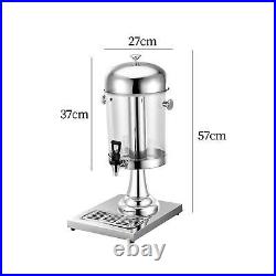 Beverage Barrel Dispenser with Stainless Steel Tap Drinks 8L