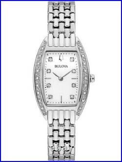 Bulova 96R244 diamond watch (24) ladies 24mm 3ATM