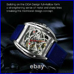 CIGA Design Watch Z Series Watch Barrel Type Double-Sided Hollow Men's Watch New