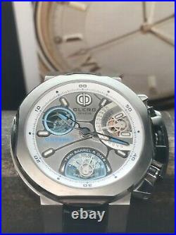 CLERC Odyssey S Silicium Twin Barrel Swiss Automatic 6 Day Power Reserve 44mm