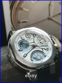 CLERC Odyssey S Silicium Twin Barrel Swiss Automatic 6 Day Power Reserve 44mm