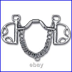 C-5335 5 Toklat Myler Kimberwick With Stainless Steel Ported Barrel Horse Mouth