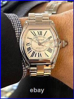 Cartier Roadster 2510 38x44mm Automatic Mens Watch with Box and Papers
