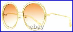 Chloe Halo Sunglasses CE114SC 724 Gold/Ivory 58mm 114