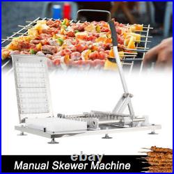 Commercial Meat String Machine Stainless Steel Meat Skewer Maker Machine Kebab