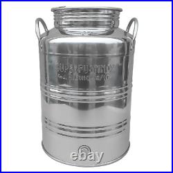 Container for Oil Model Milano Lt 100 Stainless Steel Base 1/2' Barrels Drums