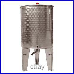 Cordivari barrel food container conical bottom 300 L stainless steel without tap