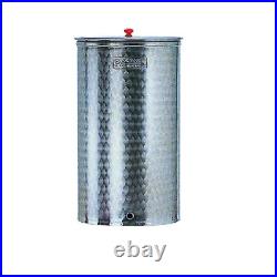 Cordivari stainless steel barrel 300 lt food wine oil tank without tap and cap