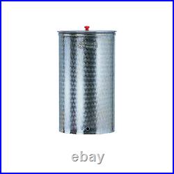 Cordivari stainless steel barrel food wine oil tank 700 lt without tap and cap